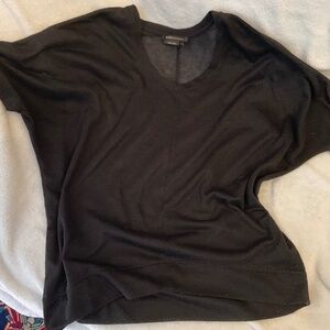 BCBGMAXAZRIA sheer black top